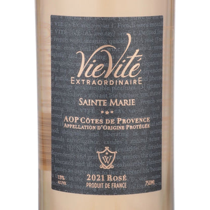 Vie Vite Cotes De Provence Rose Extraordinaire 2021 - 750ML