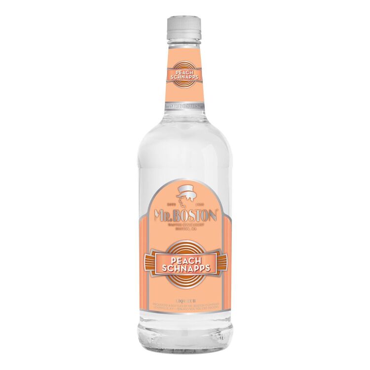 Mr. Boston Peach Schnapps 30 - 1.0L - Front