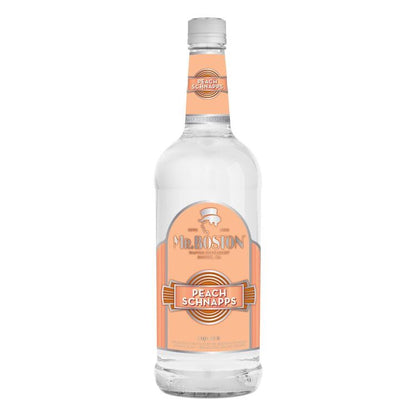 Mr. Boston Peach Schnapps 30 - 1.0L - Front