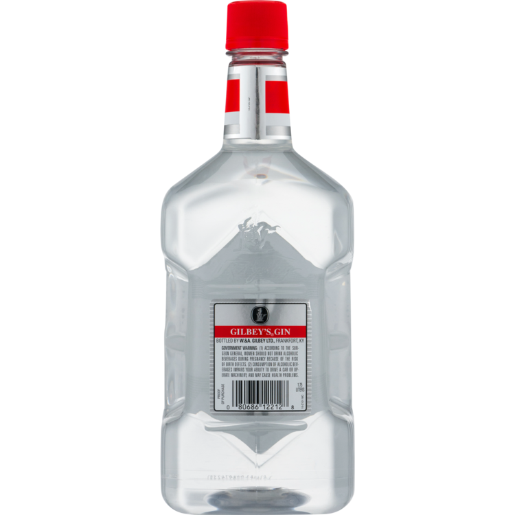 Gilbey's London Dry Gin 80 - 1.75L - Back