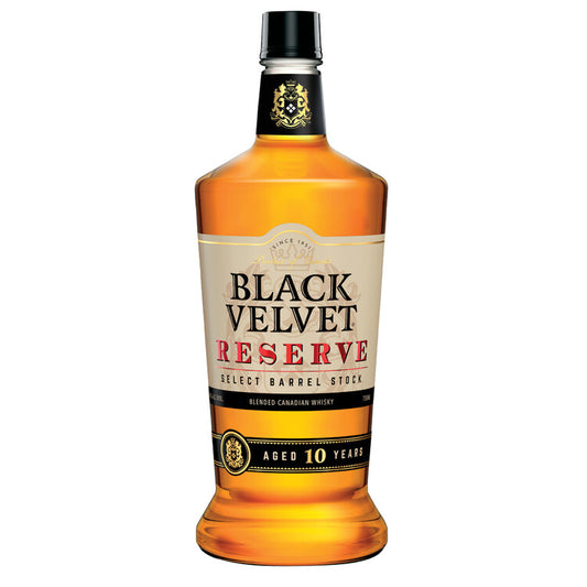 Black Velvet Canadian Whisky Reserve Select Stock 10 Yr 80 - 1.75L - Front