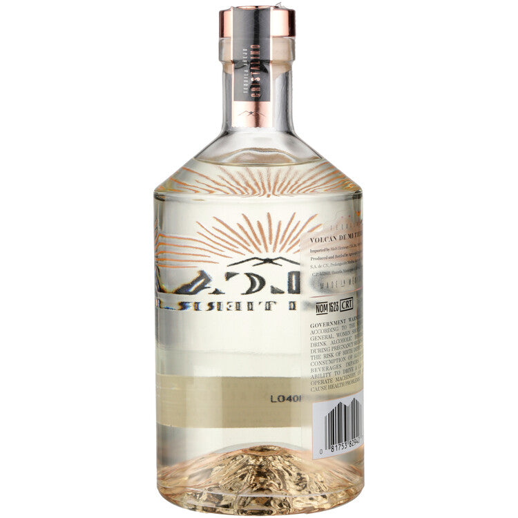 Volcan De Mi Tierra Tequila Reposado Cristalino 80 - 750ML - Back