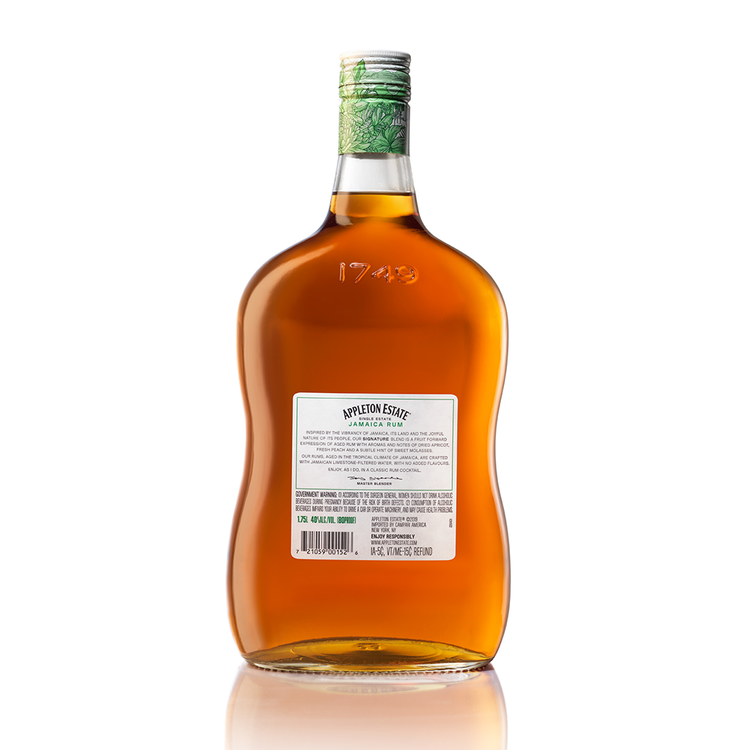 Appleton Estate Gold Rum Signature Blend 80 - 1.75L - Back