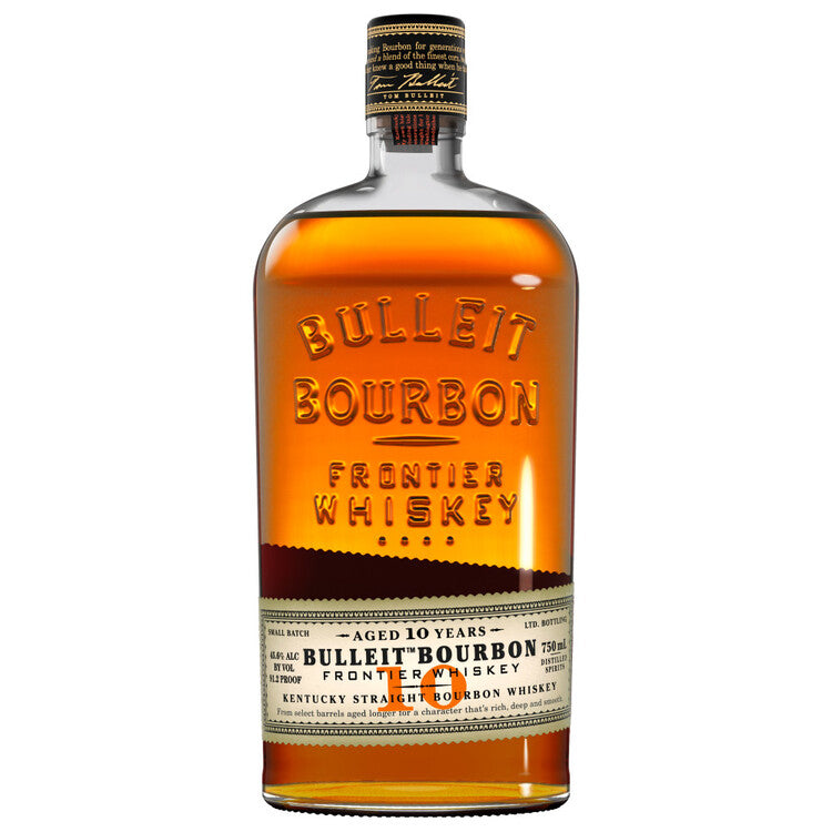 Bulleit Straight Bourbon Frontier Whiskey 10 Yr 91.2 - 750ML - Front
