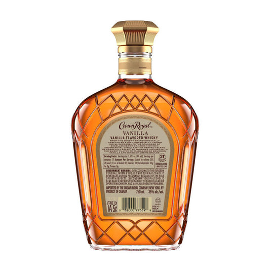 Crown Royal Vanilla Flavored Whiskey 70 - 750ML - Back