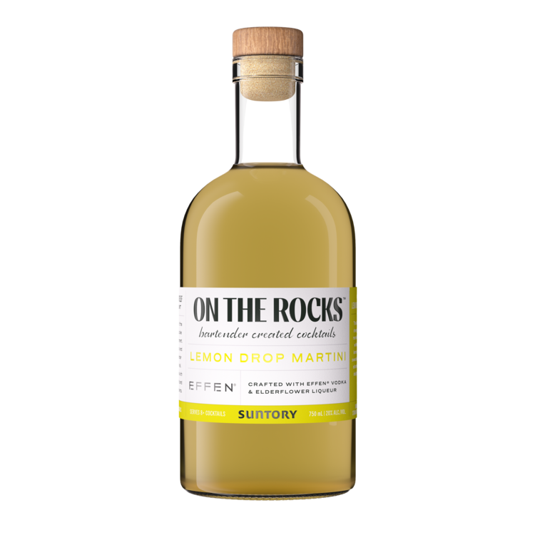 Otr-On The Rocks Lemon Drop Martini Crafted With Effen Vodka 40 - 750ML - Front