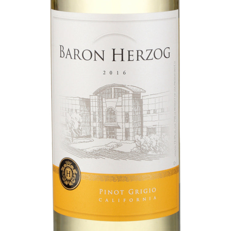 Baron Herzog Pinot Grigio Clarksburg - 750ML - Front Label
