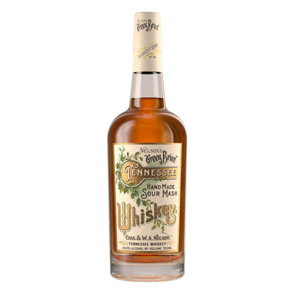 Nelson's Green Brier Tennessee Whiskey Hand Made Sour Mash 91 - 750ML - Front