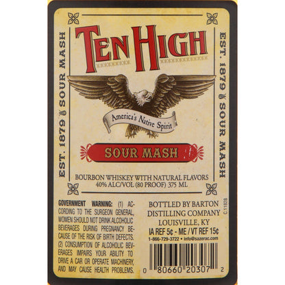 Ten High Blended Bourbon 80 - 375ML