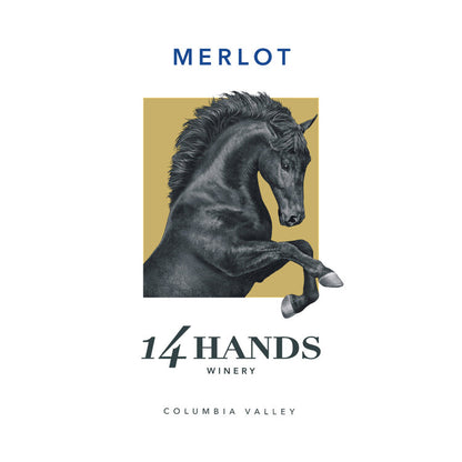 14 Hands Merlot Columbia Valley - 750ML - Front Label