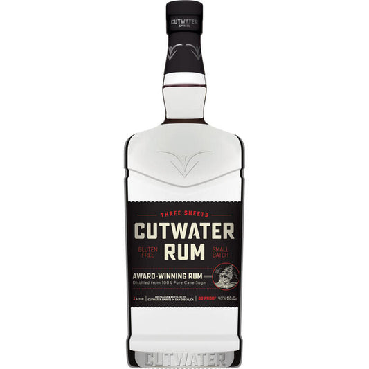 Cutwater Rum Three Sheets 80 - 1.0L - Front