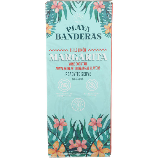 Playa Banderas Chile Limon Margarita Wine Based Cocktail - 1.5L - Front