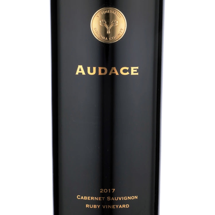 V. Vineyards Cabernet Sauvignon Audace Ruby Vineyard Sonoma County 201 - 750ML - Front Label