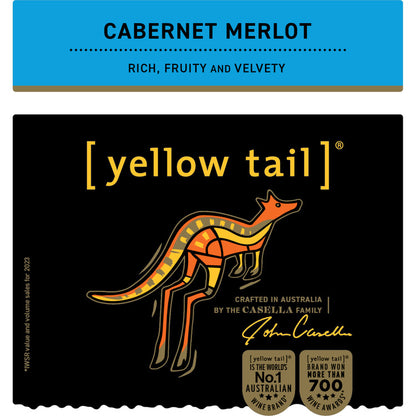 Yellow Tail Cabernet Sauvignon/Merlot South Eastern Australia - 1.5L - Front Label