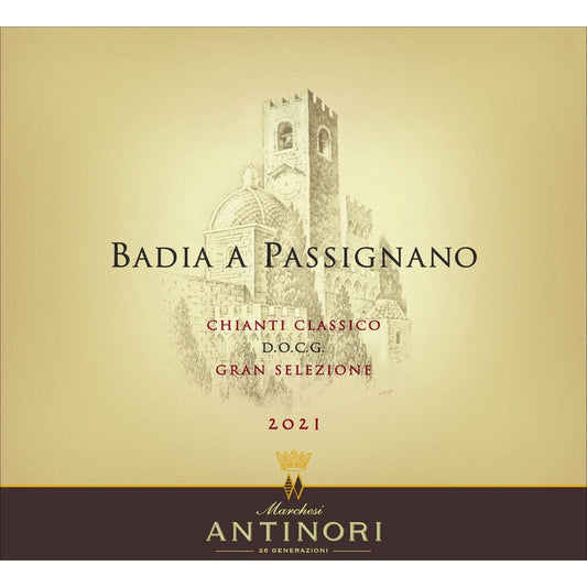 Antinori Badia A Passignano Chianti Classico Gran Selezione 2022 - 750ML - Front Label