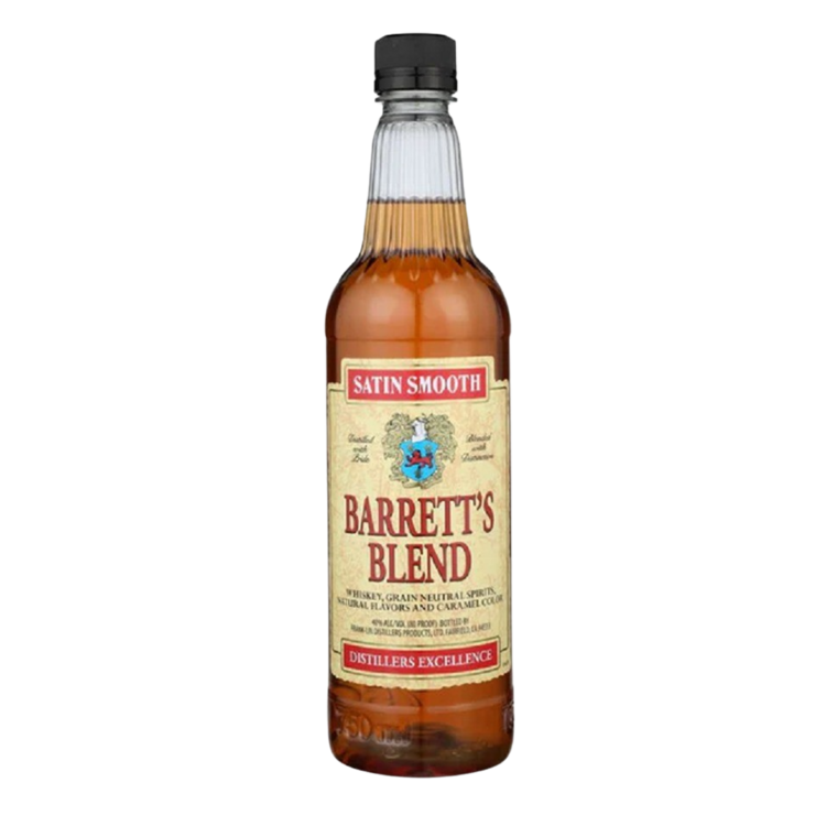 Barrett's Blended American Whiskey 80 - 750ML - Front
