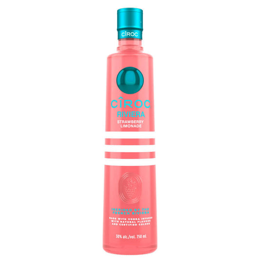 Ciroc Riviera Strawberry Limonade Flavored Vodka 60 - 750ML - Front