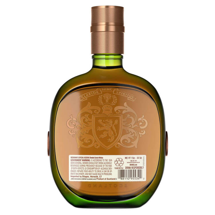 Buchanan's Blended Scotch Special Reserve 18 Yr 80 - 750ML - Back