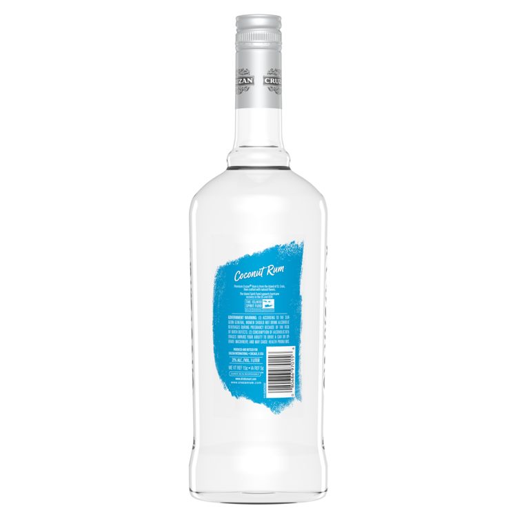 Cruzan Coconut Flavored Rum 42 - 1.0L - Back
