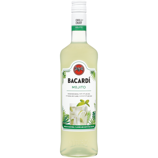 Bacardi Mojito Classic Cocktails 25 - 750ML - Front