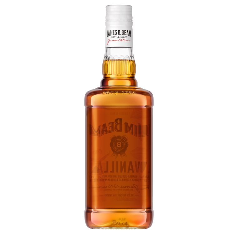 Jim Beam Vanilla Flavored Whiskey 65 - 750ML - Back