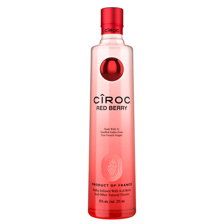 Ciroc Red Berry Flavored Vodka 70 - 375ML - Front