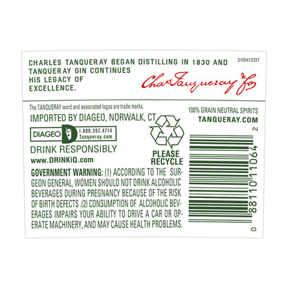 Tanqueray London Dry Gin 94.6 - 375ML
