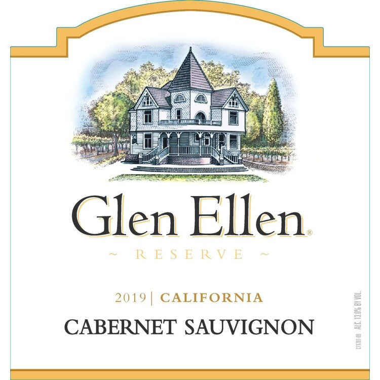 Glen Ellen Cabernet Sauvignon Reserve California - 1.5L - Front Label