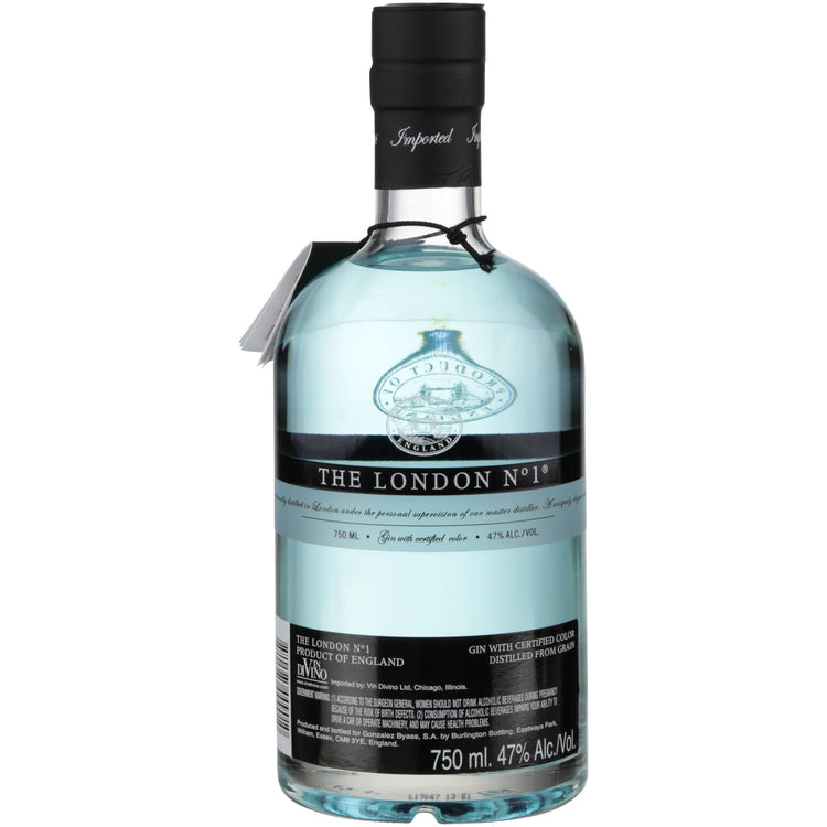 The London No 1 Original Blue Gin 94 - 750ML - Back
