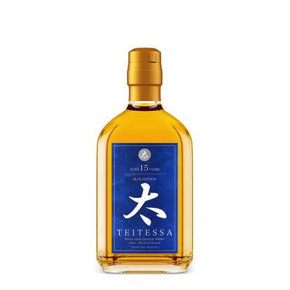 Teitessa Single Grain Japanese Whisky Blue Edition 15 Yr 80 - 750ML - Front