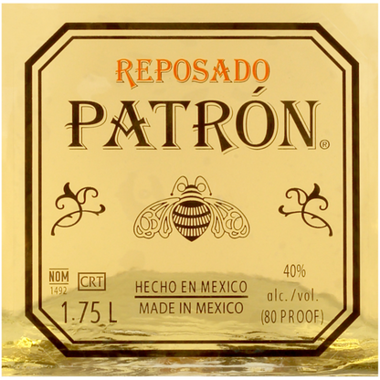 Patron Tequila Reposado 80 - 1.75L - Front Label