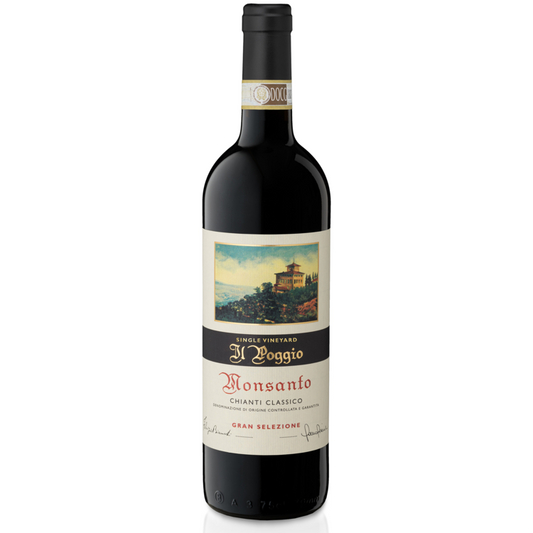 Castello Di Monsanto Chianti Classico Il Poggio Riserva 1980 Wood Box - 750ML