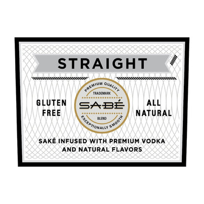 Sabe Straight Vodka Infused Sake - 750ML - Front Label