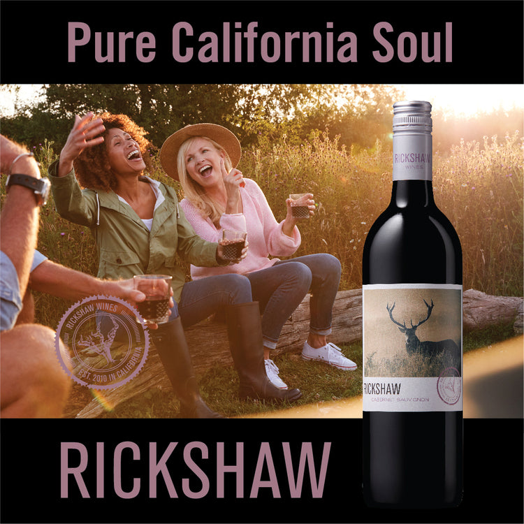 Rickshaw Cabernet Sauvignon California - 19.5L - Front Label