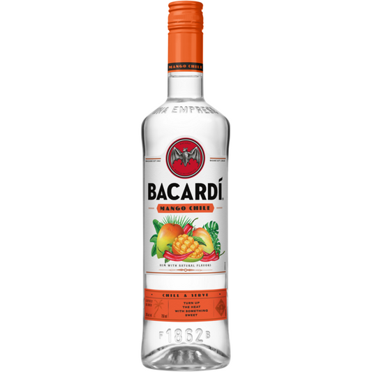 Bacardi Mango Chile Flavored Rum 70 W/ Tajin - 750ML