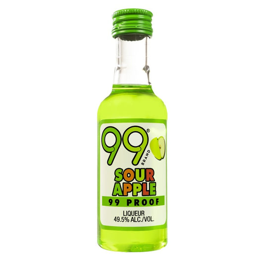 99 Brand Sour Apple Fruit Liqueur 99 - 50ML