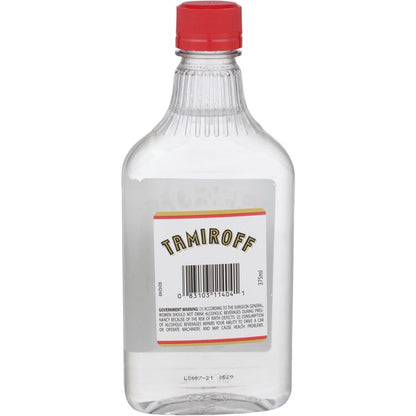 Tamiroff Vodka 80 - 375ML - Back