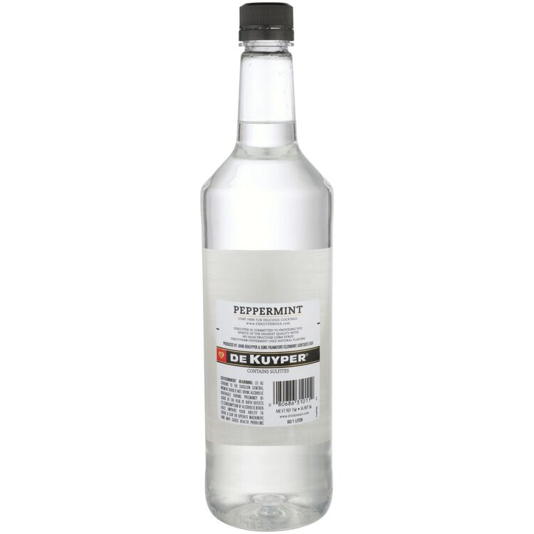 Dekuyper Peppermint Schnapps 60 - 1.0L - Back