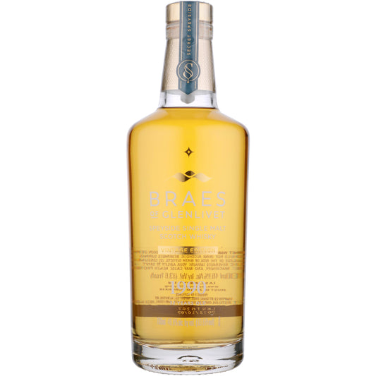 Braes Of Glenlivet Single Malt Scotch Secret Speyside 1990 32 Yr 93.6 - 700ML - Front