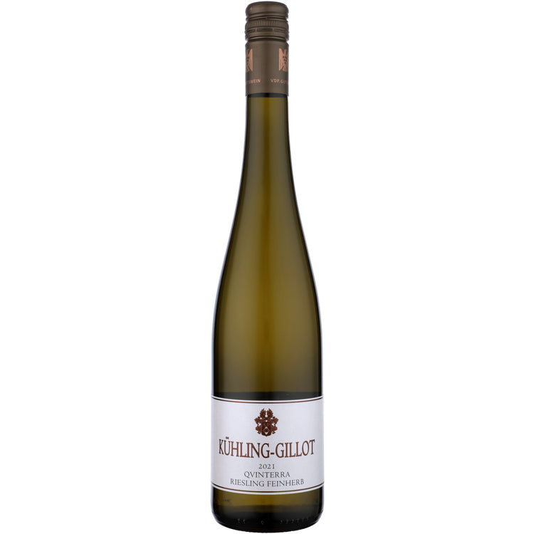 Kuhling Gillot Riesling Feinherb Qvinterra Rheinhessen 2021 - 750ML - Front