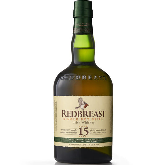 Redbreast Single Pot Still Irish Whiskey 15 Yr 92 - 750ML - Front