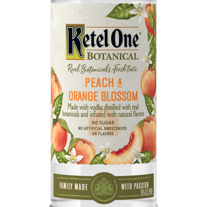 Ketel One Peach & Orange Blossom Flavored Vodka Botanical 60 - 50ML - Front Label