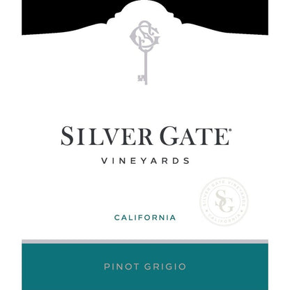 Silver Gate Vineyards Pinot Grigio California - 750ML - Front Label