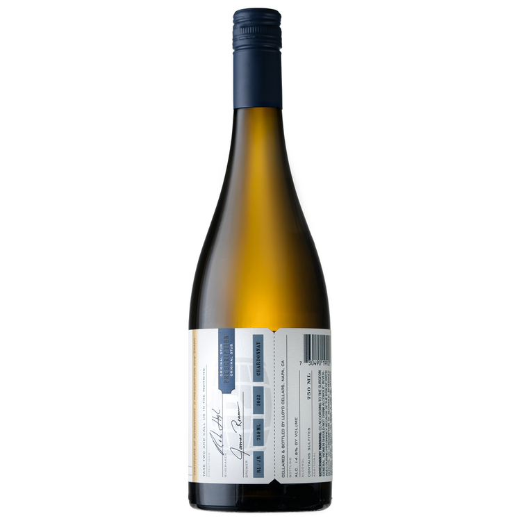 Prescription Chardonnay Clarksburg 2022 - 750ML - Back