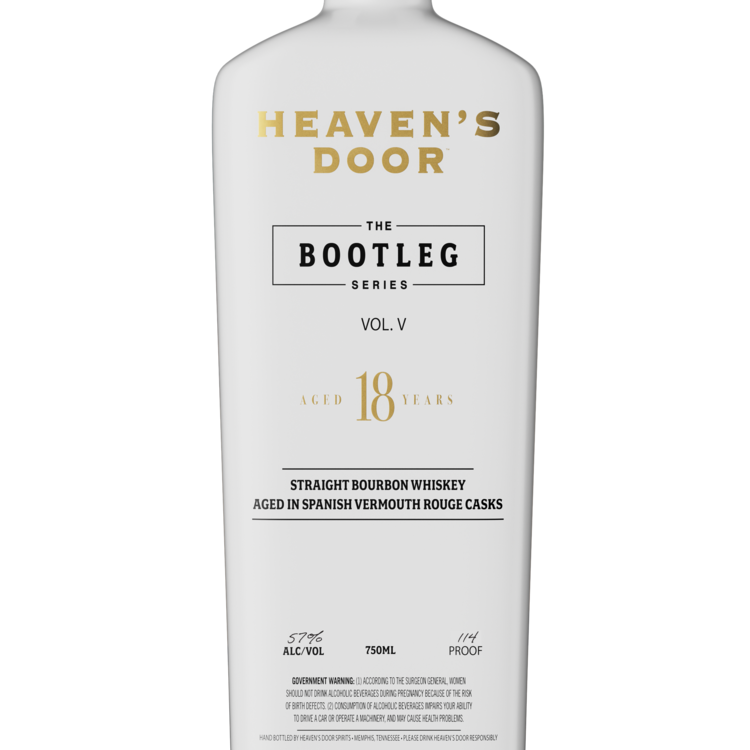 Heaven's Door Straight Bourbon The Bootleg Series V Aged In Spanish Ve - 700ML - Front Label
