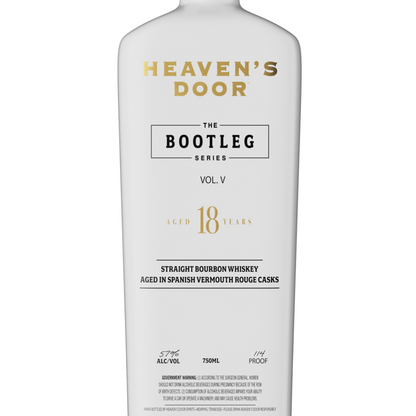 Heaven's Door Straight Bourbon The Bootleg Series V Aged In Spanish Ve - 700ML - Front Label