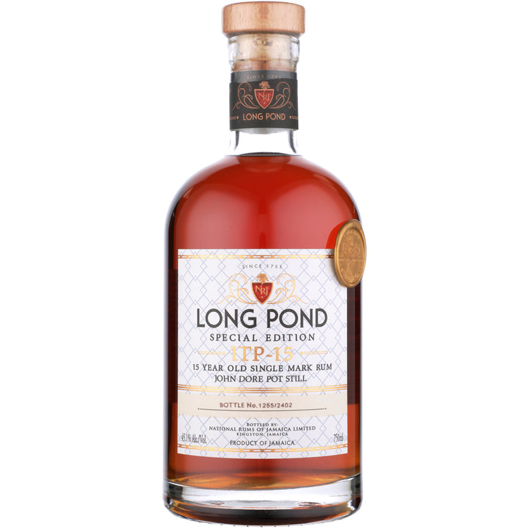 Long Pond Gold Rum Itp 15 John Dore Pot Still 15 Yr 90.2 - 750ML - Front