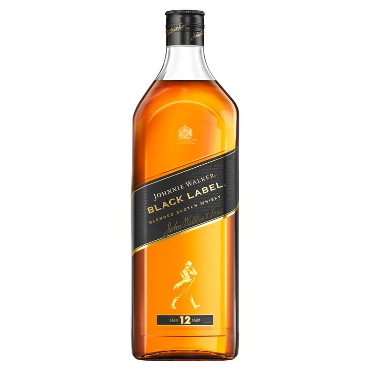Johnnie Walker Blended Scotch Black Label 12 Yr 80 - 1.75L - Front