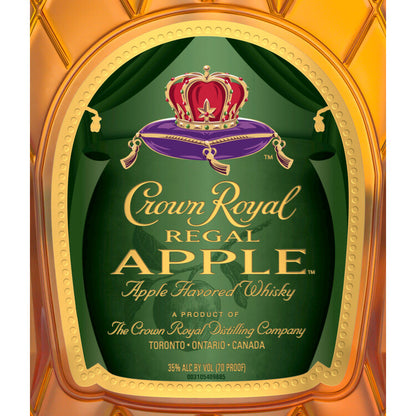 Crown Royal Flavored Whisky-Canadian Regal Apple 70 - 1.75L - Front Label