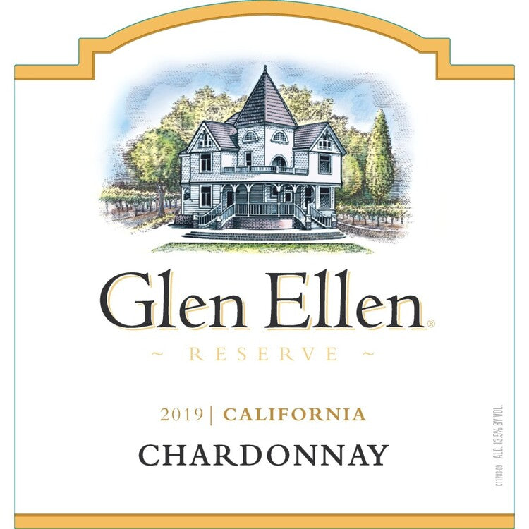 Glen Ellen Chardonnay Reserve California - 1.5L - Front Label